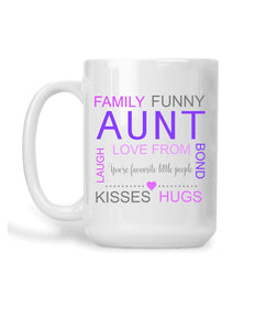 Aunt Words Ceramic Mug