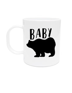 Kid's Baby Bear Black Mug