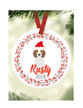 Load image into Gallery viewer, Dog Ornament - Beagle