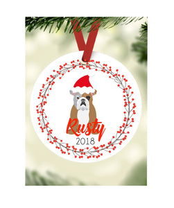 Dog Ornament - Bulldog