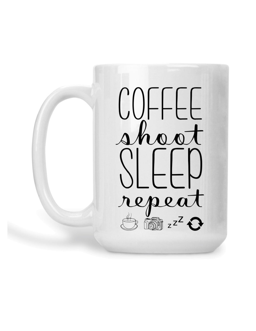 Coffee, shot, sleep, repeat