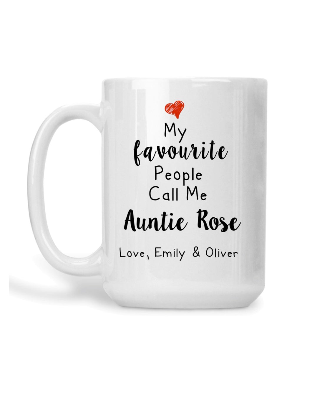 My favourite people call me Auntie