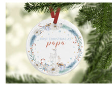 Load image into Gallery viewer, Blue Wreath - First Christmas as Grandpa