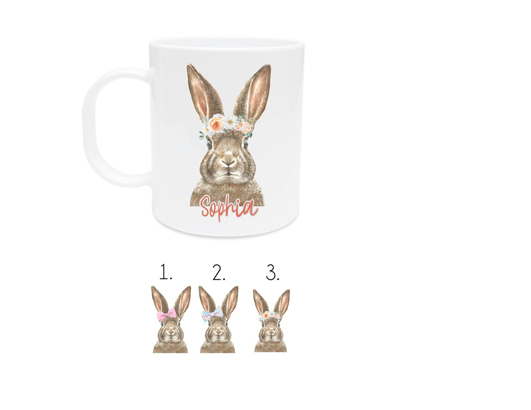 Unbreakable Easter Bunny Kid's Mugs - Girl