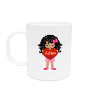 Load image into Gallery viewer, Kid&#39;s with Heart Valentine&#39;s Mug - Choice of Girl
