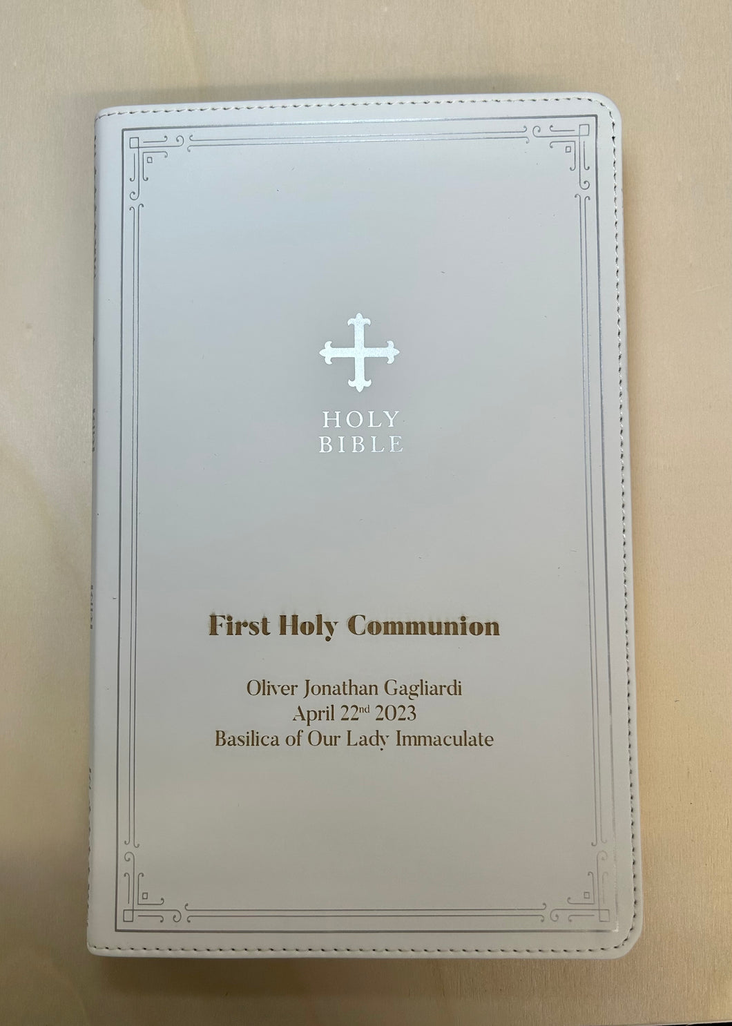 Engraved Personalized NRSV Catholic Bible
