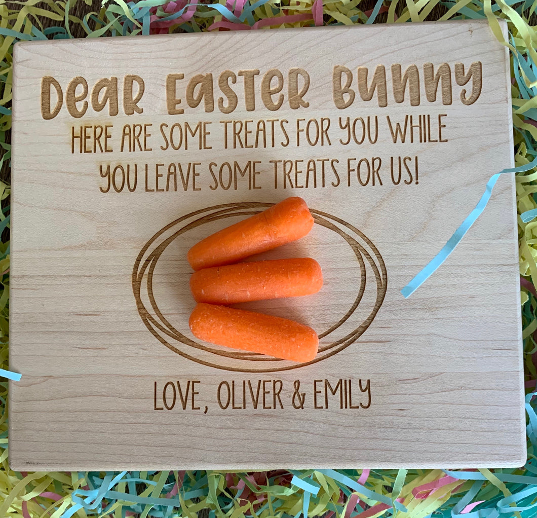 Engraved Easter Treat for Easter Bunny Board