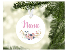 Load image into Gallery viewer, Grandma - Floral Ornament
