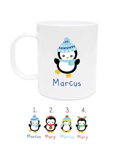 Christmas Penguin Kid's Mugs
