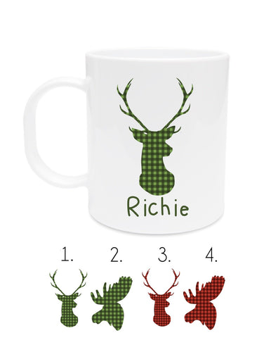 Christmas Deer + Moose Kid's Mugs
