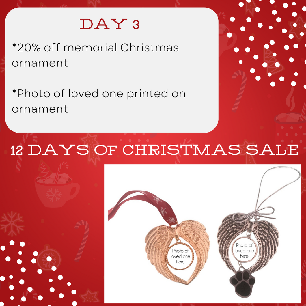 12 Deals of Christmas - Memorial Ornament