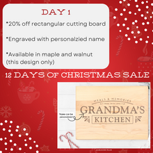Load image into Gallery viewer, 12 Deals of Christmas - Kitchen Cutting Board