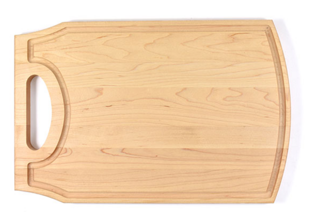 Rectangle Handle Cutting Boards with Juice Grooves - Custom