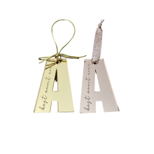 Load image into Gallery viewer, Acrylic Letter Ornament