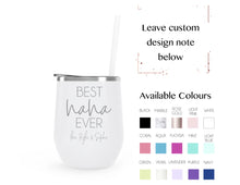 Load image into Gallery viewer, Best Nana Ever - stainless steel wine tumbler