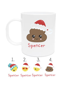 Christmas Emoji Kid's Mugs