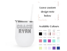 Load image into Gallery viewer, Coach 3 - stainless steel wine tumbler