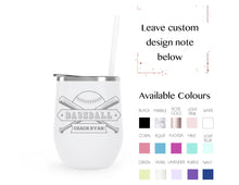 Load image into Gallery viewer, Coach 9 - stainless steel wine tumbler