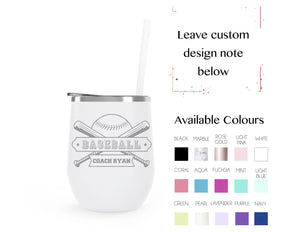 Coach 9 - stainless steel wine tumbler