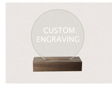 Load image into Gallery viewer, Custom Engraved Acrylic Plaque