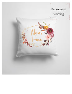 Floral Fall Pillow
