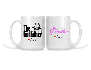 The Godmother + Godfather mugs Set