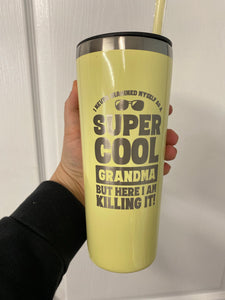 Yellow super cool grandma