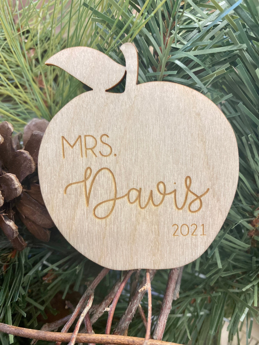 Apple Gift Tag/Ornament