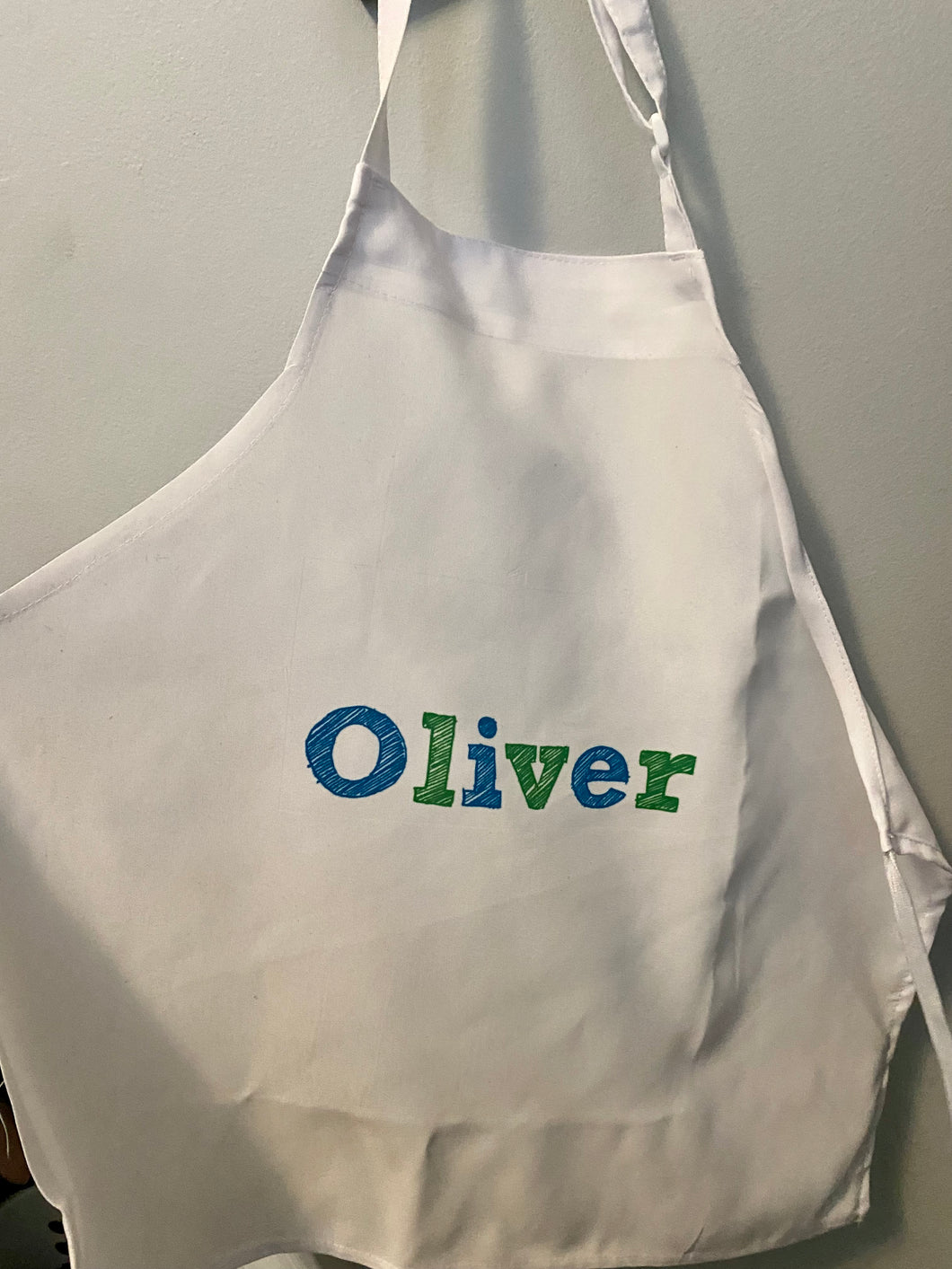 Clearance - kids apron - Oliver