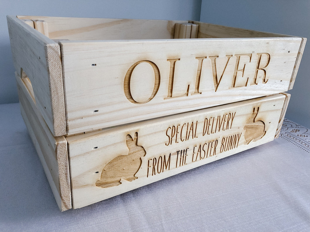 Personalized Easter Crate