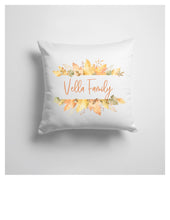 Load image into Gallery viewer, Leaf Frame Family Pillow