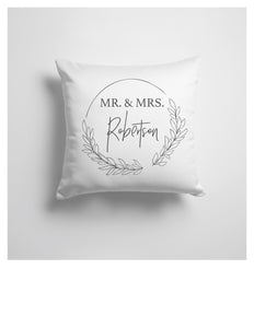 Wreath 3 - Wedding Pillow