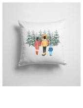 Load image into Gallery viewer, Family Red Car Christmas Pillow
