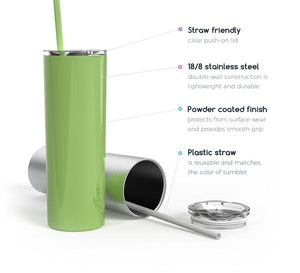 CLEAR OUT - Stainless Steel Skinny Tumbler