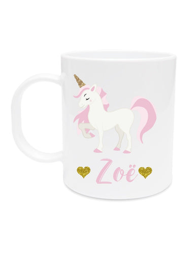 Kid's Pink Unicorn Mug