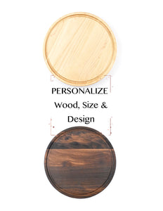 Circle Cutting Boards - Wedding Collection